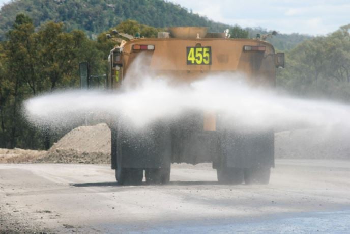 Haul road Safety Risks Overwatering DUST A SIDE HINCOL